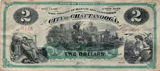$1 G-1298.02 T2 City Chattanooga